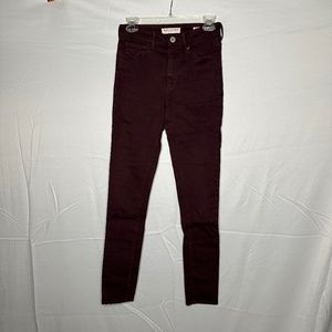 Pacsun | Bullhead: Super High Rise Skinniest - Maroon